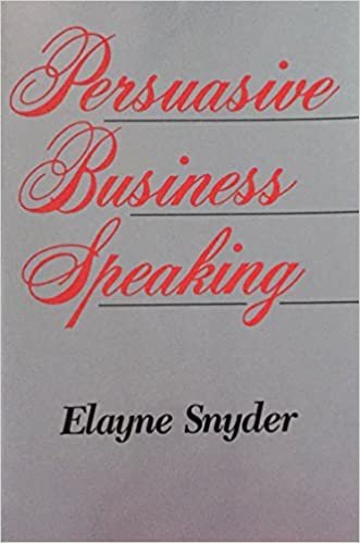 Persuasive Business Speaking