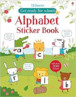 Usborne - Get Ready for School Alphabet Sticker Book indir