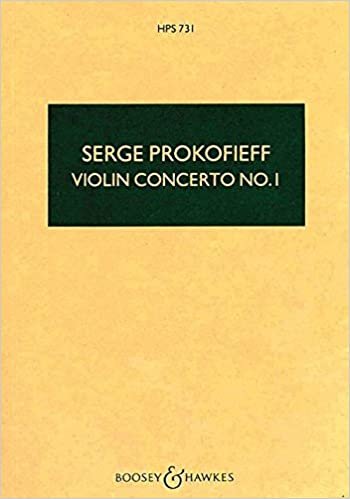 Violin Conc 1 D Op19 Stsc (Prok)