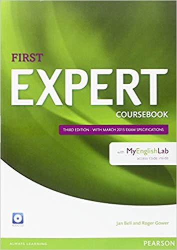 Expert First 3rd Edition Coursebook with Audio CD and MyEnglishLab Pack indir