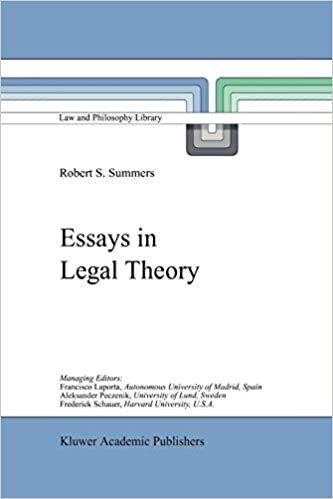 Essays in Legal Theory (Law and Philosophy Library)