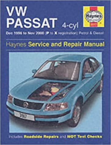 VW Passat 4-Cyl Petrol & Diesel (Dec 96 - Nov 00) P To X (Service & repair manuals) indir