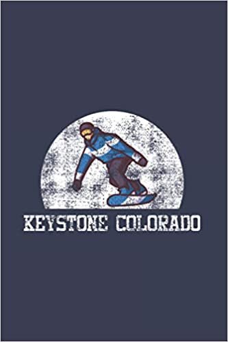 Keystone Colorado: Vintage Retro Snowboard 2021 Planner | Weekly & Monthly Pocket Calendar | 6x9 Softcover Organizer | For Snowboarding, Carving And Freestyle Fan