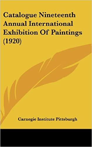 Catalogue Nineteenth Annual International Exhibition of Paintings (1920)