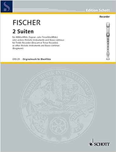 2 Suiten: Divertissement. Sopran- (Alt/Tenor) Blockflöte oder Violine/Oboe/Flöte und Basso continuo. (Edition Schott)