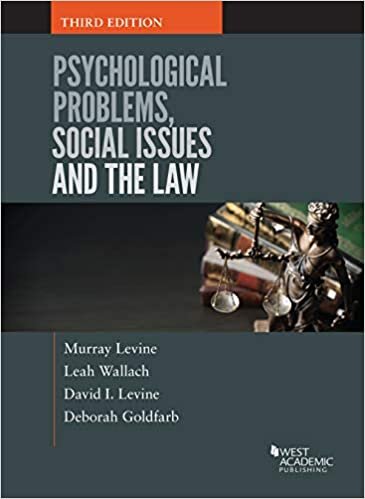 Psychological Problems, Social Issues and the Law (Higher Education Coursebook)