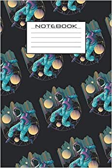 Notebook: Astronaut journal gift with a astronaut pattern layout and a lined cover panel| 6x9 inches | lined journal pages | 150 pages
