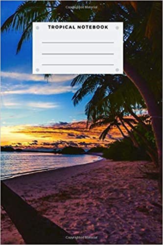 Tropical Notebook: Motivational Notebook, Journal, Diary (110 Pages, Blank, 6 x 9) indir