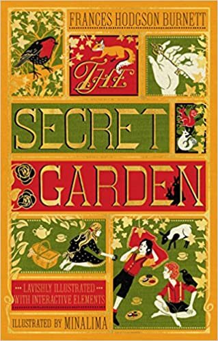 The Secret Garden (Illustrated with Interactive Elements) (Illustrated Classics) indir