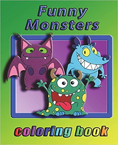 Funny Monsters: Coloring book for all ages indir