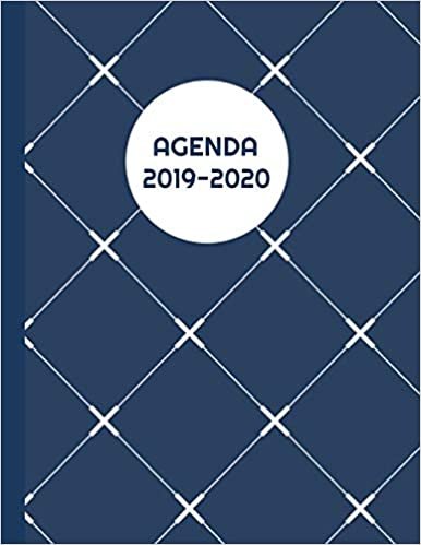 AGENDA 2019-2020: SEMAINIER | Planning annuel de 53 pages grand modèle | Organiser votre semaine. Organisation mensuelle de vos rendez-vous professionnels ou personnels