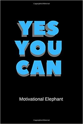 Yes You can: Motivational Notebook, Unique Notebook, Journal, Diary, Scrapbook (110 Pages, Blank, 6 x 9)
