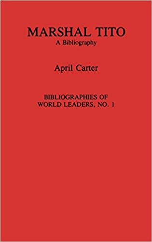 Marshal Tito: A Bibliography (Meckler's bibliographies of world leaders)
