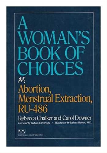 A Woman's Book Of Choices: Abortion, Menstrual Extraction, RU-486