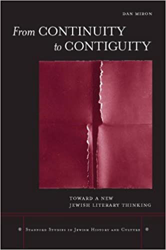 From Continuity to Contiguity (Stanford Studies in Jewish History and Culture)