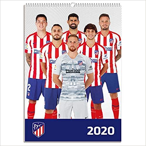 Erik® Atletico de Madrid Duvar Takvimi 2020, A3 Formatında (30 x 42 cm)