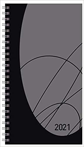 Taschenkalender Modus XL Flexi Colourlux schwarz 2021: Terminplaner mit Wochenkalendarium. Ringbuch mit Hardcover. 1 Woche 2 Seiten. 8,7 x 15,3 cm indir