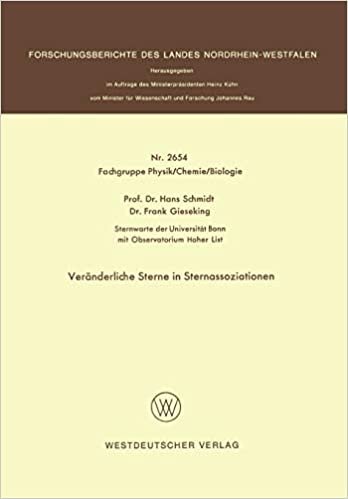 Veränderliche Sterne in Sternassoziationen (Forschungsberichte des Landes Nordrhein-Westfalen (2654), Band 2654)