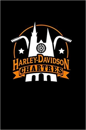 harley davidson notebook: 110 white lined pages 6 x 9 inches - matte finish indir