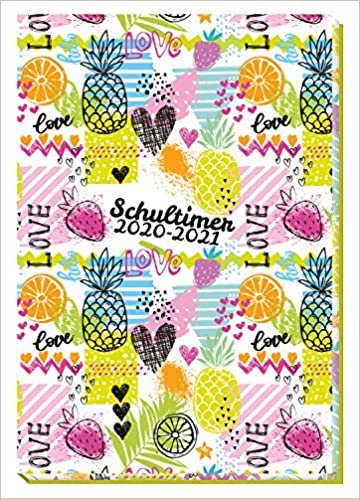 Schülerkalender Trötsch Fruits 2020/2021: Schulplaner Hausaufgabeheft Timer Terminkalender
