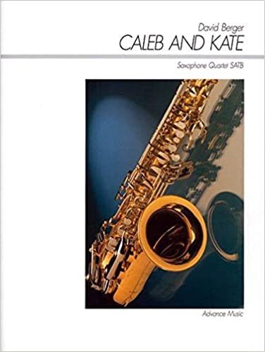 Caleb And Kate: Medium Swing. 4 Saxophone (SATBar). Partitur und Stimmen.