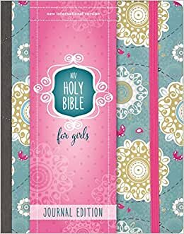 NIV, Holy Bible for Girls, Journal Edition, Hardcover, Teal/Gold, Elastic Closure