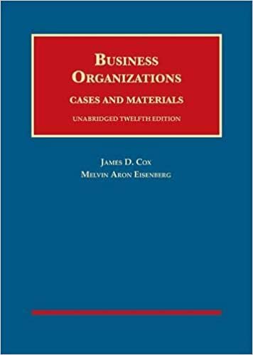 Business Organizations, Cases and Materials, Unabridged - CasebookPlus (University Casebook Series (Multimedia))