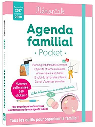 Agenda familial Mémoniak pocket 2017-2018 (AGENDAS FAMILIAUX MEMONIAK) indir