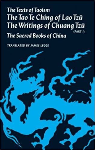 The Texts of Taoism, Part I, Volume 1: 001