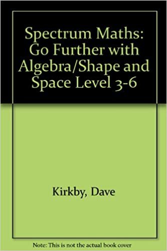Spectrum Maths: Go Further with Algebra/Shape and Space Level 3-6 indir