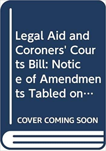 Legal Aid and Coroners' Courts Bill: Notice of Amendments Tabled on 3 September 2014 for Consideration Stage (Northern Ireland Assembly Bills)