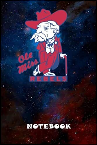 Ole Miss Rebels Notebook Journal, Notebook, Composition Book, Diary for Women, Men, Teens, and Children #21