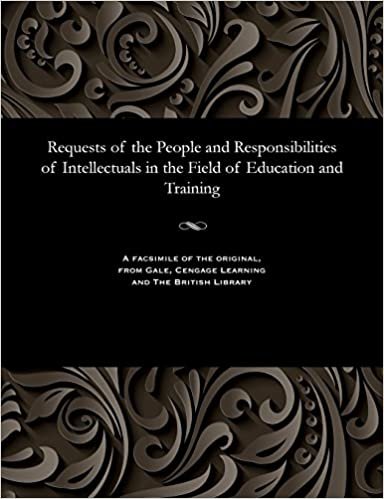 Requests of the People and Responsibilities of Intellectuals in the Field of Education and Training indir