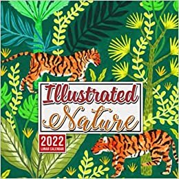Illustrated Nature 2022 Lunar Calendar: Fantasy Witches | Moon Phase Astrology Zodiac Signs | Squared Monthly Mini Planner Pictures For Teens And Adults Kalendar calendario calendrier indir