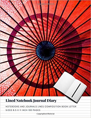 Lined Notebook Journal Diary: Notebooks And Journals Lines Composition Book Letter sized 8.5 x 11 Inch 100 Pages (Volume 2) indir