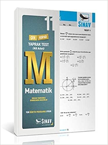 Sınav 11. Sınıf Matematik Çek Kopar Yaprak Test 48 Adet-YENİ