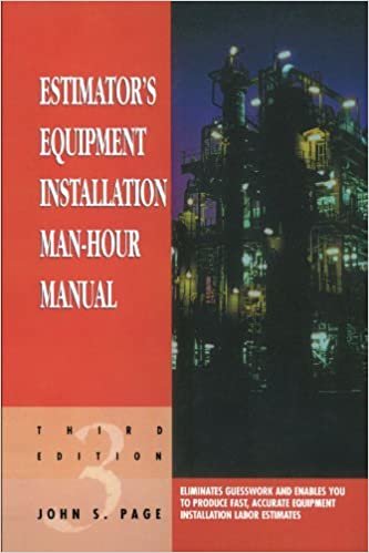 Estimator's Equipment Installation Man-Hour Manual, Third Edition (Estimator's Man-Hour Library)