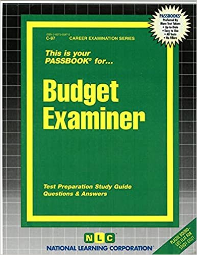 Budget Examiner: Passbooks Study Guide (Career Examination) indir