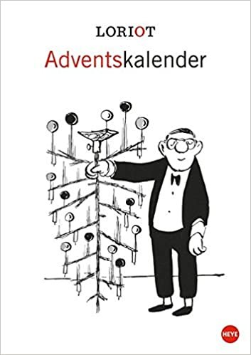 Loriot Adventskalender: Wandkalender mit humorvollen Motive für die Adventszeit