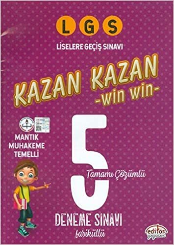 Editör LGS Kazan Kazan Tamamı Çözümlü 5 Deneme Sınavı Fasiküllü Yeni