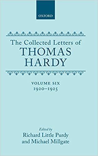 The Collected Letters of Thomas Hardy: Volume 6: 1920-1925: 1920-25 Vol 6 indir