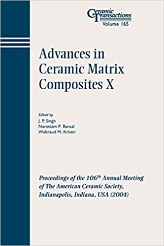 Adv Ceramic Mtrx #10 CT V 165: Proceedings of the 106th Annual Meeting of the American Ceramic Society, Indianapolis, Indiana, USA 2004 (Ceramic Transactions Series)