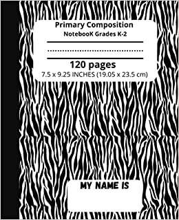 Primary Composition Notebook: Hot Pink Marble, Grades K-2 Kindergarten Writing Journal, Draw And Write Exercise Books