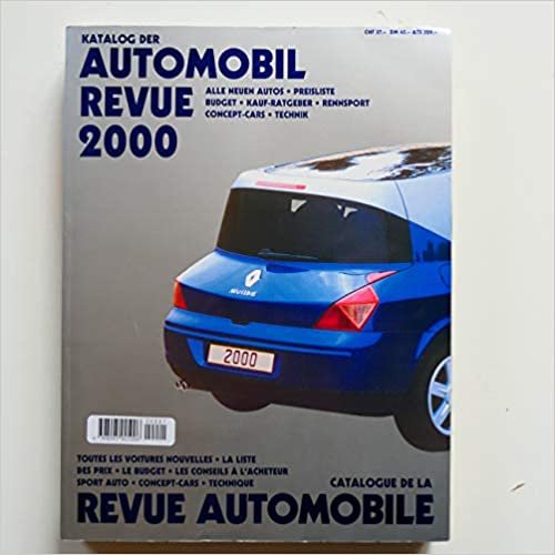 Katalog der Automobil Revue 99