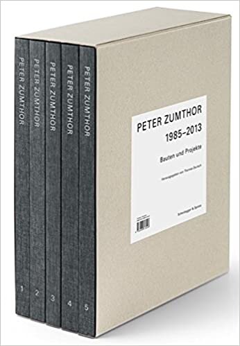 Peter Zumthor - German Edition 5 Vols. (5 Vol Set) indir