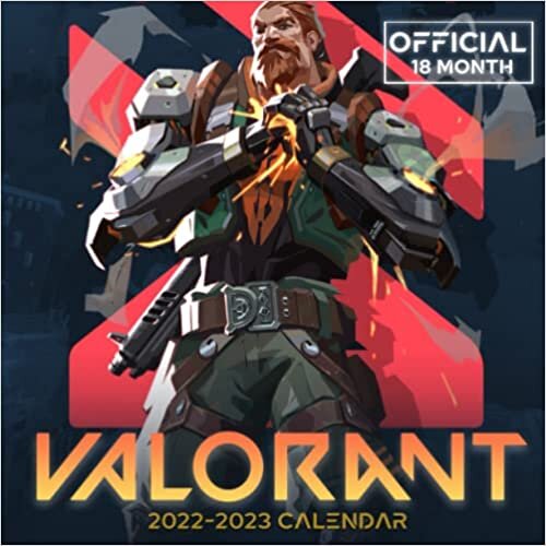 Valorant Calendar 2022-2023: Valorant Calendar 2022 - OFFICIAL Games calendar 2022 18 months- Planner Gifts boys girls kids and all Fans BIG SIZE 17''x11''(Kalendar Calendario Calendrier). 8