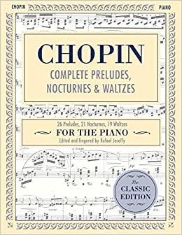 Complete Preludes, Nocturnes & Waltzes: 26 Preludes, 21 Nocturnes, 19 Waltzes for Piano (Schirmer's Library of Musical Classics) indir