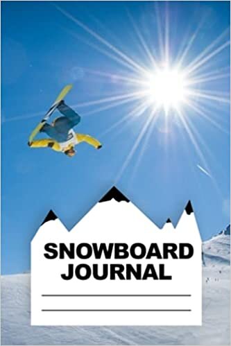 Snowboard Journal | Composition Book: College Ruled Line Paper Notebook, 100 Pages, 6X9 Inches,