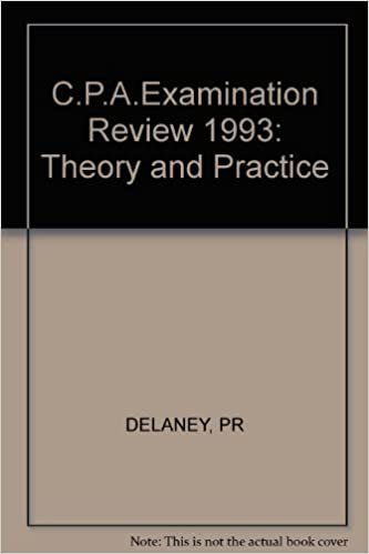 Cpa Examination Review: Theory and Practice 1993: 003