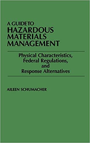 A Guide to Hazardous Materials Management: Physical Characteristics, Federal Regulations, and Response Alternatives